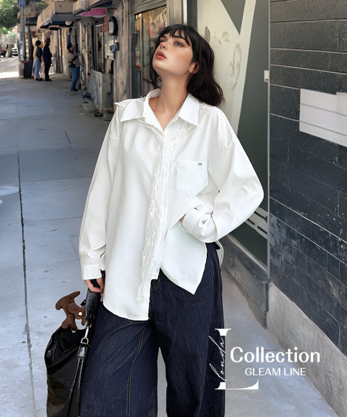 Drape Lace Shirt